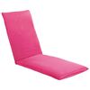 vidaXL Chaise longue pliable Tissu Oxford Rose
