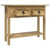 vidaXL Table console Gamme Corona Pin mexicain 93x34,5x73 cm