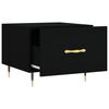 vidaXL Table basse Noir 50x50x40 cm Bois d'ing&eacute;nierie