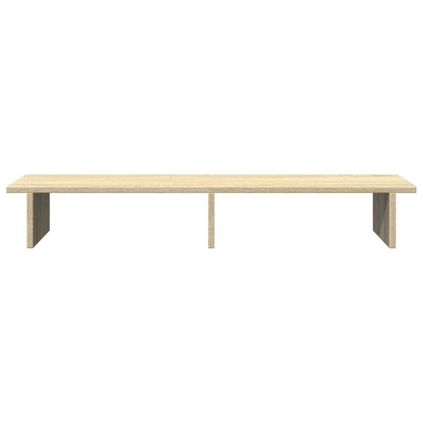 vidaXL Support de moniteur ch&ecirc;ne sonoma 100x27x15 cm bois d'ing&eacute;nierie