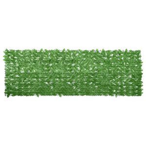 vidaXL &Eacute;cran de balcon avec feuilles vert 300x100 cm