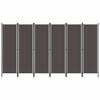 vidaXL Cloison de s&eacute;paration 6 panneaux Anthracite 300x180 cm