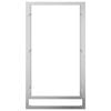 vidaXL Portant de bois de chauffage 50x28x94 cm acier inoxydable