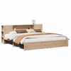 vidaXL Lit biblioth&egrave;que sans matelas 180x200 cm bois massif de pin