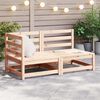 vidaXL Salon de jardin 2 pcs bois de pin massif