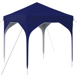 vidaXL Tente de f&ecirc;te pop-up 194 x 194 x 245 cm Bleu