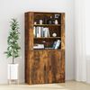 vidaXL Armoire murale Ch&ecirc;ne fum&eacute; 80x33x80 cm Bois d'ing&eacute;nierie