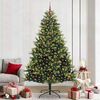vidaXL Arbre de No&euml;l artificiel en silicone flexible 300 LEDs 240 cm