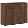 vidaXL Buffet Chêne marron 88x30x70 cm Bois d'ingénierie