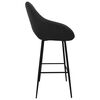 vidaXL Tabourets de bar lot de 2 noir velours