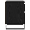 vidaXL Cabinet de chevet Ch&ecirc;ne noir 40 x 35 x 50 cm Bois d'ing&eacute;nierie