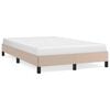 vidaXL Cadre de lit sans matelas cappuccino 120x190 cm similicuir