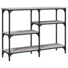 vidaXL Table console sonoma gris 102x29x75 cm bois d'ing&eacute;nierie
