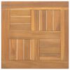 vidaXL Dessus de table carr&eacute; 40x40x2,5 cm Bois de teck massif