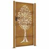 vidaXL Portail de jardin 100x175 cm en acier Corten avec motif arbre