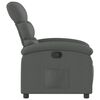 vidaXL Fauteuil inclinable gris fonc&eacute; tissu