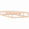 vidaXL Cadre de lit sans matelas 75x190 cm bois massif