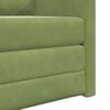 vidaXL Canap&eacute;-Lit Vert clair 74 x 77 x 81 cm Velours