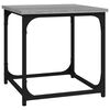 vidaXL Table d'appoint Sonoma gris 40x40x40 cm Bois d'ing&eacute;nierie