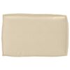 vidaXL Set de coussins de palette 3 pcs Beige 120 x 60 x 12 cm