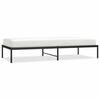 vidaXL Cadre de lit m&eacute;tal sans matelas noir 90x200 cm