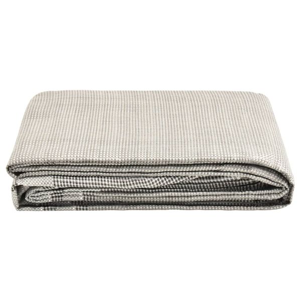 vidaXL Tapis de tente 650x250 cm Gris fonc&eacute;