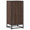 vidaXL Buffet ch&ecirc;ne marron 35,5x35x76 cm bois d'ing&eacute;nierie et m&eacute;tal