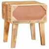 vidaXL Table d'appoint Marron 40 x 32 x 46 cm Bois de mangue massif