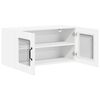 vidaXL Armoire de cuisine Blanc brillant 80 x 31 x 40 cm