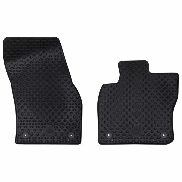 vidaXL Tapis de voiture 2 pcs Noir Adapt&eacute; pour VW CADDY 2020-