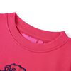 Sweatshirt pour enfants rose vif 140