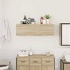 vidaXL Armoire murale de bain ch&ecirc;ne sonoma 100x25x30cm bois ing&eacute;nierie