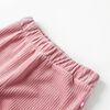Pantalons pour enfants velours c&ocirc;tel&eacute; rose clair 140