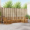 vidaXL Ensembles de canap&eacute;s 7 pcs Naturel Bois d'Acacia Massif