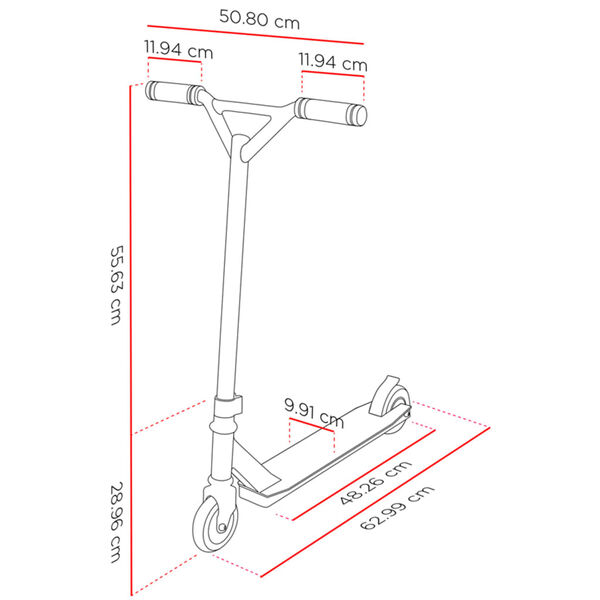 Street Surfing Trottinette Torpedo Black Core