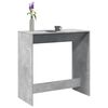 vidaXL Table de bar gris b&eacute;ton 102x50x103,5 cm bois d'ing&eacute;nierie