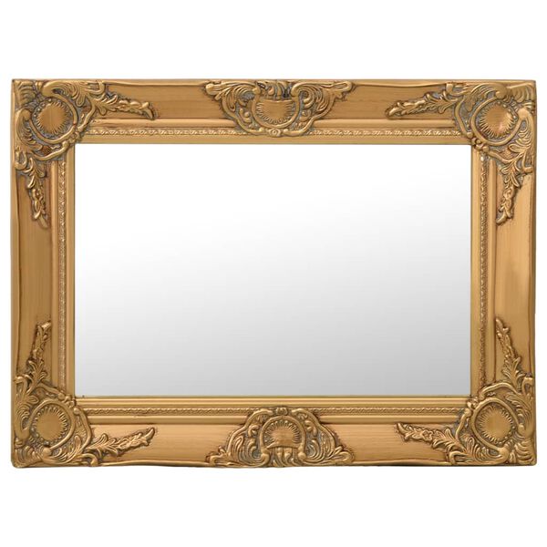 vidaXL Miroir mural style baroque 60x40 cm Doré