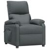 vidaXL Fauteuil Gris foncé Tissu