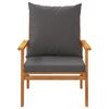 vidaXL Salon de jardin avec coussins 5 pcs Bois d'acacia solide