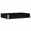 vidaXL Collier de palette noir 120x80 cm bois de pin solide