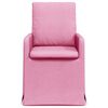 vidaXL Chaises de salle &agrave; manger 2 pcs Rose 57 x 67 x 98 cm tissu
