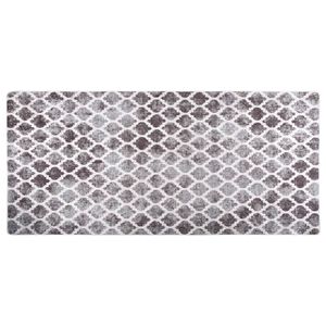 vidaXL Tapis lavable antidérapant 80x300 cm Multicolore
