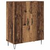vidaXL Haut Armoire Bois Ancien 69,5 x 34 x 180 cm Bois d'ing&eacute;nierie