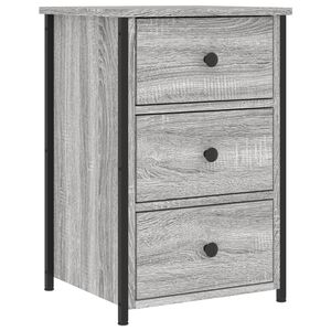 vidaXL Table de chevet sonoma gris 40x36x60 cm bois d'ing&eacute;nierie