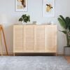 vidaXL Portes d'armoire &agrave; persiennes 4 pcs 99,3x39,4 cm pin massif