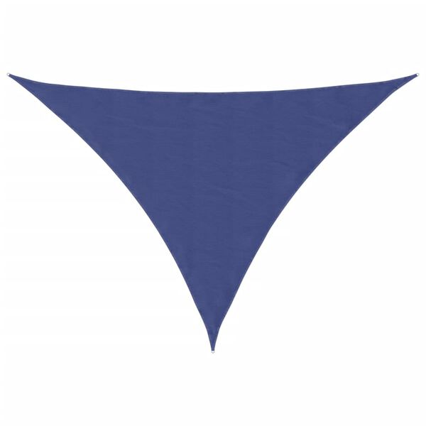 vidaXL Voile de parasol tissu oxford triangulaire 2,5x2,5x3,5 m bleu