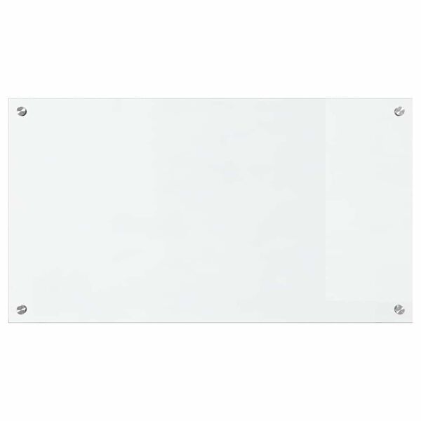 vidaXL Protection de cuisine Transparent 90 x 50 cm verre trempé