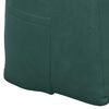 vidaXL Coussin de Dos Vert fonc&eacute; 120 x 24 x 50 cm Velours