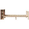 vidaXL Lit bibliothèque sans matelas 90x190 cm bois de pin massif