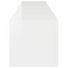 vidaXL Meuble TV mural 2 pcs Blanc Brillant 78,5 x 31 x 29,5 cm